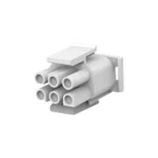 【1-480704-0】HOUSING PLUG DUAL ROW 6 WAY NYLON