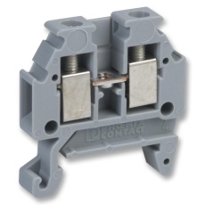 【3100305】TERMINAL BLOCK DIN RAIL 2POS
