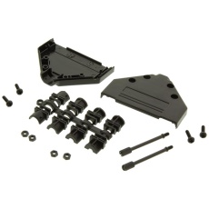 【MHDTPPK37-K】BACKSHELL D TOP ENTRY 37WAY