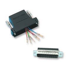 【MHDA25-PMJ8-K】ADAPTOR D PLUG 25WAY-RJ45