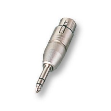 【NA3FP】ADAPTOR XLR RCPT TO STEREO PLUG