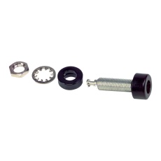 【1581-0】SOCKET 4MM BLACK PK10