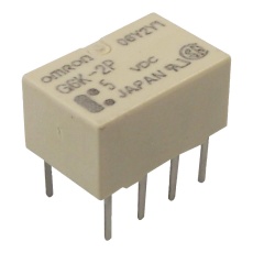 【G6K-2P-DC5V】RELAY SIGNAL DPDT 30VDC 1A