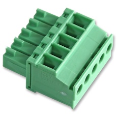【MCVR 1.5/5-ST-3.5】TERMINAL BLOCK PLUGGABLE 5POS 16AWG