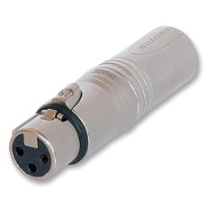 【NA3F5M】ADAPTOR XLR RCPT TO XLR PLUG