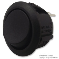 【R13208FAAA】ROCKER SWITCH SPST BLACK MOM