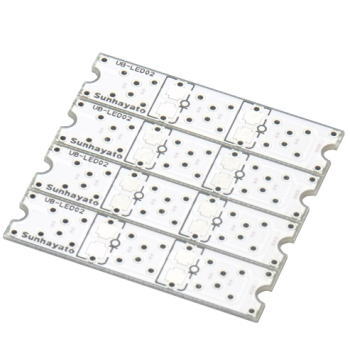 【UB-LED02】LEDスティック基板 3連直列接続タイプ 4枚入り