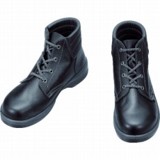【7522N-24.5】安全靴 編上靴 7522黒 24.5cm