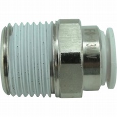 【F8-03MW】ファイブメイルコネクタ W(白)8mm・R3/8