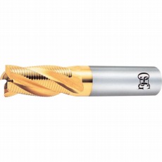 【EX-TIN-RESF-22】ハイスエンドミル TINラフィング ファインピッチ 22 88522