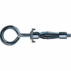 【B-409OBT】ボードファスナー 丸型フック スチール M4X36 8本入