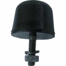【EH-100】ゴムストッパー 外径100mm 高さ85mm ボルト径12