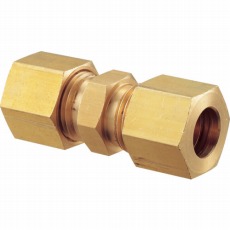【GUI-12B】黄銅製フレヤードユニオン Φ12 銅管用 くい込み継手