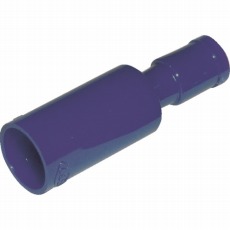 【T-PC-4020F】絶縁被覆付差込形ピン端子φ6.9 メス (1Pk(袋)=15個入)