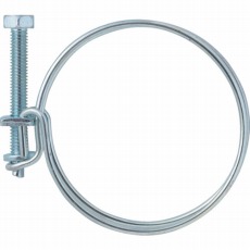 【TWB-58】ネジ式ワイヤバンド 締付径52〜58mm (10個入)