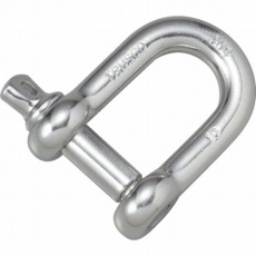 【TNS-6】ネジシャックル ステンレス製 6mm (2個入)