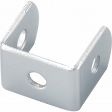 【TK19-U3C】ジョイント金具19型U クロム 寸法27X27 穴数3