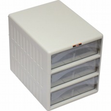 【TOA4-W3】レターケース 引き出しA4深型3個