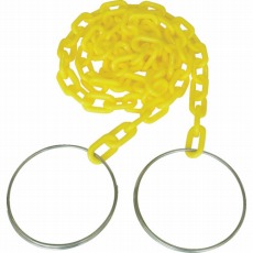 【C-254】コーンチェイン 6mm×2m 黄