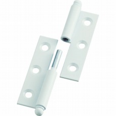 【225-6043R】スチール製抜き差し蝶番 右用 (1組(袋)=2個入)