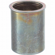 【TBNF-6M25S-C】クリンプナット薄頭スチール 板厚2.5 M6X1.0 1000個入