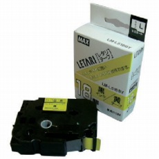 【LM-L518BY】ラベルプリンタ ビーポップミニ 18mm幅テープ 黄地黒字