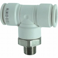 【FS10-01MTW】ファイブSUSメイルブランチティ 白 10mm・R1/8