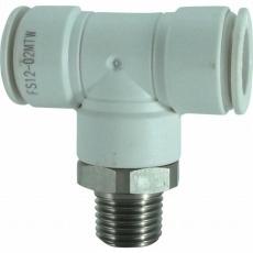 【FS12-02MTW】ファイブSUSメイルブランチティ 白 12mm・R1/4