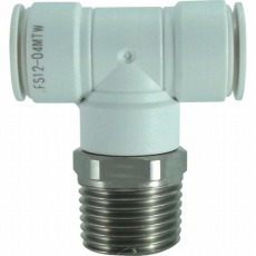 【FS12-04MTW】ファイブSUSメイルブランチティ 白 12mm・R1/2