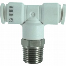 【FS4-01MTW】ファイブSUSメイルブランチティ 白 4mm・R1/8