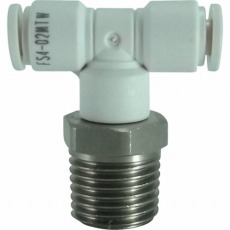 【FS4-02MTW】ファイブSUSメイルブランチティ 白 4mm・R1/4