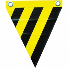 【AF-1214】安全表示旗(ハト目・トラ模様)