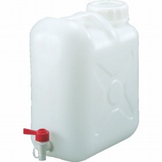 【T0318】扁平缶 広口ケミカルコック パッキン付タイプ 20L