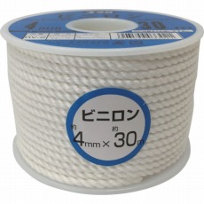【RV-2】ロープ ビニロンロープボビン巻 4φ×30m