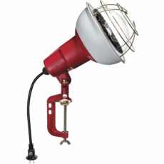 【RC-500】防雨型作業灯 リフレクターランプ500W 100V電線0.3m バイス付