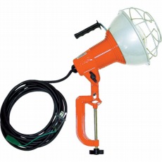 【RG-205K】防雨型作業灯 リフレクターランプ200W 100V接地付5m バイス付