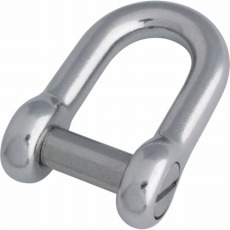 【B-1484】ステンレス ネジ止め沈みシャックル 長さ32mm内幅16mm(1個=1袋)