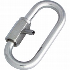 【B-802】ステンレス ピン止めリングキャッチ 線径4mm長さ34mm (1個=1袋)