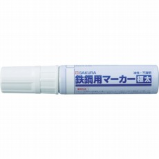 【PKK-J-50W】鉄鋼用マーカー極太 白