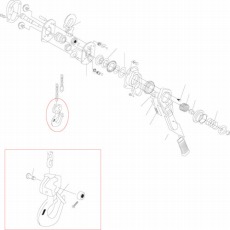 【L4BA008-10712】LB008用部品 フックラッチ組