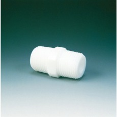 【NR0089-003】フッ素樹脂(PTFE) ニップル R1/4XR1/4