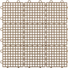 【SQ-303】タイル システムスクエアー 30×30cm ブラウン