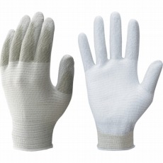 【A0170-L10P】まとめ買い 簡易包装制電ラインパーム手袋10双入 Lサイズ