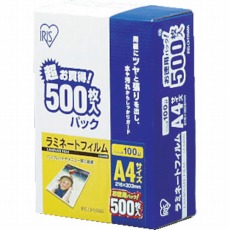 【LZ-A4500】ラミネートフィルム A4サイズ 500枚入 100μ
