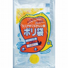 【N-9794】120型ポリ袋 透明 #120 (1袋(PK)=10枚入)