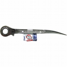 【RM1721S-SV】総磨きシルバーメッキ ショ-トラチェットレンチ 17X21mm
