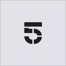 【AST-29】ステンシル 5 文字サイズ50×40mm