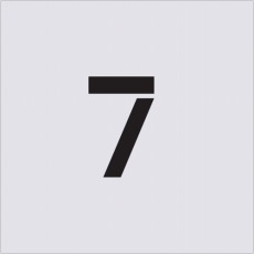 【AST-49】ステンシル 7 文字サイズ100×65mm