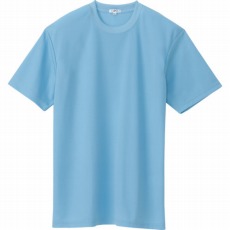 【AZ-10574-007-M】吸汗速乾クールコンフォート 半袖Tシャツ男女兼用 サックス M