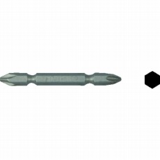 【00307642】両頭プラスビットNo.2×65L 10本入り